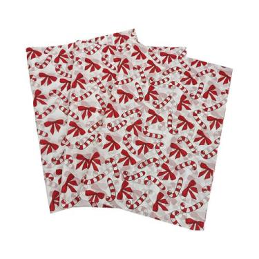 Imagem de Papel De Seda Com Motivo De Natal, 20 Peças, 50cm X 35cm, Papel De Emb