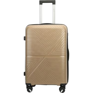 Imagem de Mala de Viagem Porte Grande Rodas 360° Polipropileno Resistente Cadeado com Segredo Cruzeiro 6006-M28