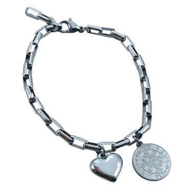 Imagem de Pulseira Cadeia Consagração Medalha de São Bento Inox - FORNECEDOR 13