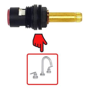 Imagem de Reparo Torneira Misturador Deca 1/4 Volta 4688.094 Direito, PRETO