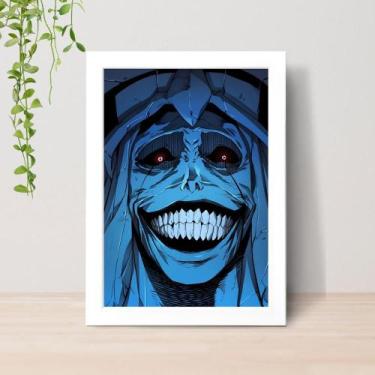 Imagem de Quadro Solo Leveling Anime A4 C/ Moldura e Vidro 02 Cor: Branco - Lomi
