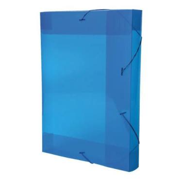 Imagem de Pasta com elástico A4 5,5cm azul Top Line Dello