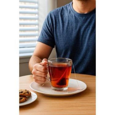 Imagem de Conjunto 3 Canecas Vidro Murlin 265ml Transparente Café Chá Cozinha Re