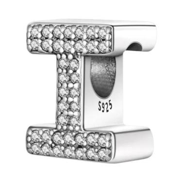 Imagem de Pulseira De Prata 925 Com Berloques De 26 Letras Clássicas Para Mulher