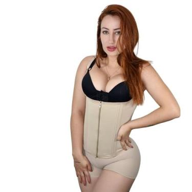 Imagem de Cinta Modeladora 8 Barbatanas Colete Com Alça Para Postura - M14 - Fan