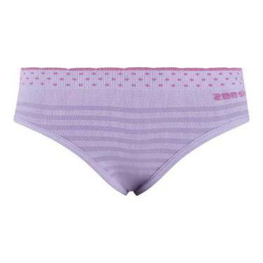 Imagem de Calcinha Tanga Infantil Jacquard Lilás Zee Rucci, M