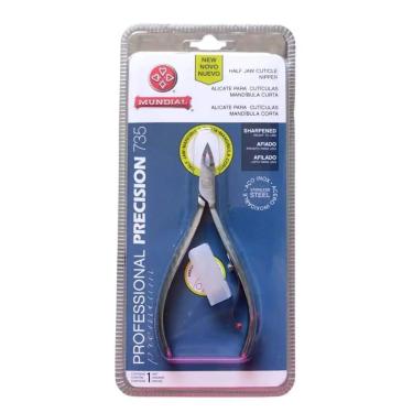 Imagem de Alicate Cutícula Profissional Precision Premium Inox Mundial
