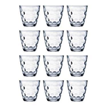 Imagem de Jogo Copos Vidro Redondo Bangkok 12 Peças Transparente 250ML - WELLMIX