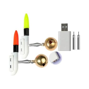 Imagem de Lanterna LED Para Pesca Com Sinalizador De Mordida, Carregamento USB, 