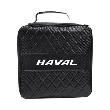 Imagem de Bolsa Organizadora De Couro Para Carro, Estojo De Armazenamento Para H