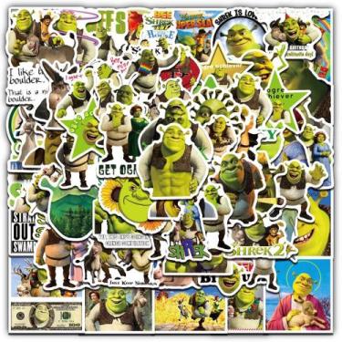 Imagem de Adesivos Monsters Shreks Anime Cartoon 50 unidades de PVC impermeável 