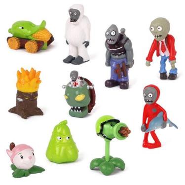Imagem de Figure Toy Collect Plants vs Zombies Peashooter x10 - yiweisai