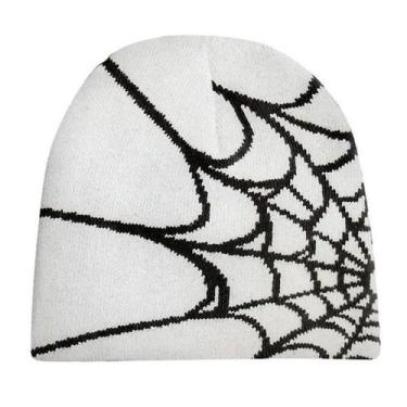 Imagem de Chapéu de malha Spider Web Anime Winter Warm unissex 55-62cm - yiweisa