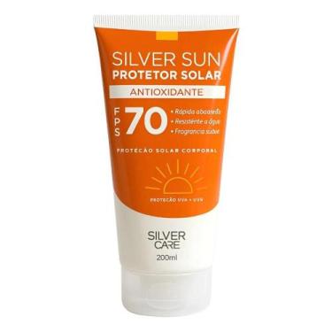Imagem de Protetor Solar Antioxidante FPS 70 Silver Care 200ml