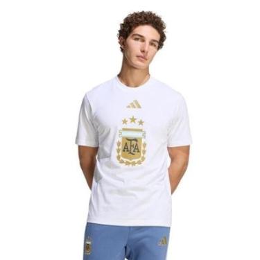 Imagem de Camisa Estampada Argentina DNA Adidas-Masculino