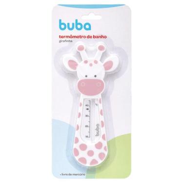 Imagem de Termômetro de Banheira Buba Banho Do Bebê Girafinha Rosa