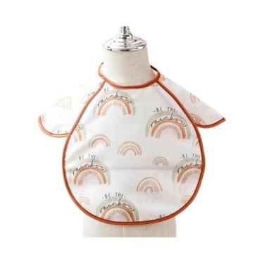 Imagem de Babador Impermeável Para Bebê, Cobertura Total Do Corpo, Sem Mangas, B