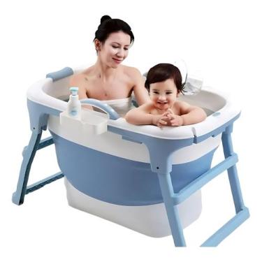 Imagem de Banheira Dobrável Adulto Compacta Para Usar Dentro Do Box - Tibaby®, A