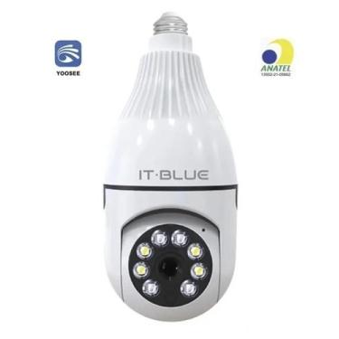 Imagem de Câmera Ip Segurança Panorâmica Lâmpada 360 Wifi Espiã Yoosee Sc-b14 - 