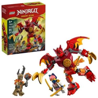 Imagem de Pack de combate lego ninjago dragao robô do kai 85 peças 71851 - LEGO®