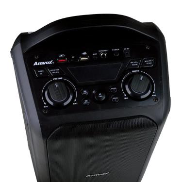 Imagem de Caixa Amplificada Bluetooth Amvox ACA600 Bagvox Black 600W Bivolt