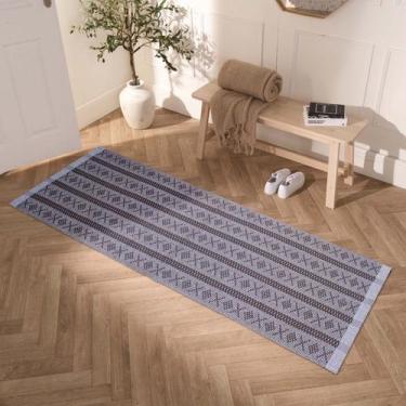 Imagem de Passadeira para Cozinha 1,44m x 47cm Tapete para Corredor Montreal - M