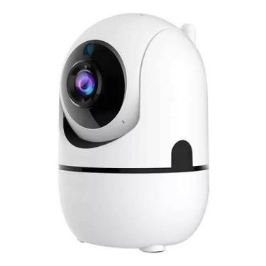 Imagem de Babá Eletrônica Câmera Wifi IP Visão Noturna Microfone Bebe Pet Segura