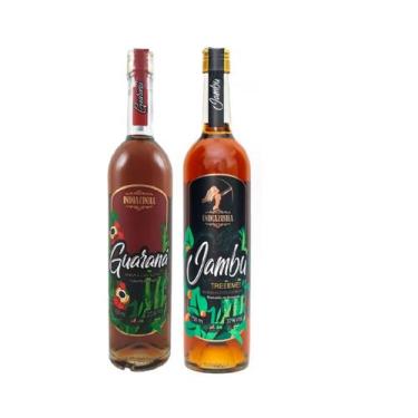 Imagem de Kit Cachaça Indiazinha com Jambu + Indiazinha Guaraná 750ml