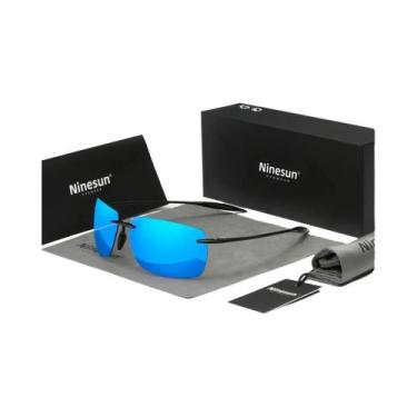 Imagem de Óculos De Sol Polarizados Ultraleves TR90 Sem Armação Quadrados Para H