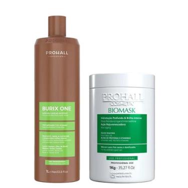 Imagem de Kit Reestruturação Burix One 1L e Máscara Biomask 1k ProHall