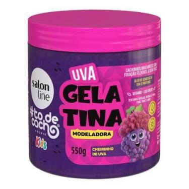 Imagem de Gelatina Salon Line Kids uva 550g Ativadora