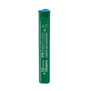 Imagem de Grafite Técnico Faber-Castell Super Polymer 2B 0.7MM com 24 Unidades para Escrita Suave...