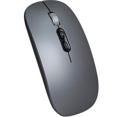Imagem de Mouse Sem Fio Bluetooth Recarregavel Compatível Com Macbook Air Pro - 