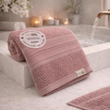 Imagem de Toalha banho nuvia karsten, ROSA 60255