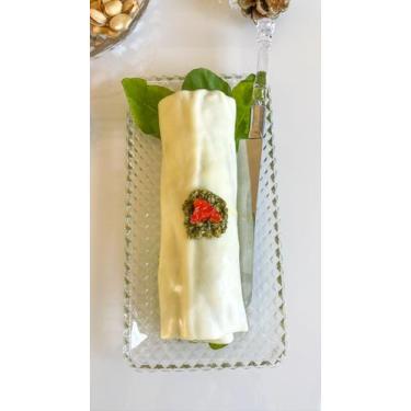 Imagem de Travessa De Cristal Diamante 25x13x2cm - Lyor