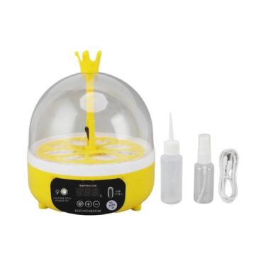 Imagem de Incubadora Digital Portátil Para 4 Ovos Com Controle De Temperatura E 