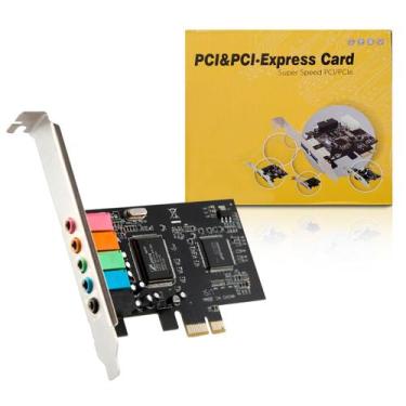 Imagem de Placa De Som Pci Express 5.1 6 Canais CMI8738 OEM