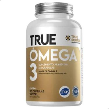 Imagem de Ômega 3 Livre de Metais Pesados 1000mg 180 Cáps True Source, Natural