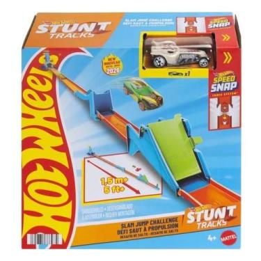 Imagem de Pista Hot Wheels Stunt Tracks Mattel Desafio De Salto