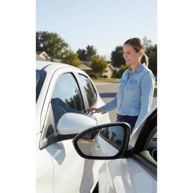 Imagem de Lente Retrovisor Fiat Argo Cronos LD 2019-2024 + Base - Congratulation