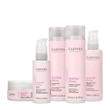 Imagem de Kit Cadiveu Professional Quartzo Shine Shampoo Condicionador Balm Másc