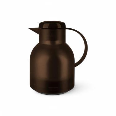 Imagem de Garrafa Térmica de 1L Quick Press Samba Emsa Marrom