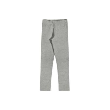 Imagem de Calça Legging Flanelada Feminina Infantil Elian, Cinza mescla claro, 1