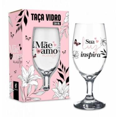 Imagem de Taça Windsor - Mãe Sua Luz Inspira - 330ml - Brasfoot