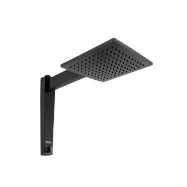 Imagem de Chuveiro Acqua Century Eletrônico Preto Lorenzetti, 110v/5500w