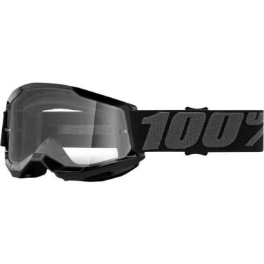 Imagem de Óculos 100% Strata 2 Junior Preto Off Road Trilha Infantil