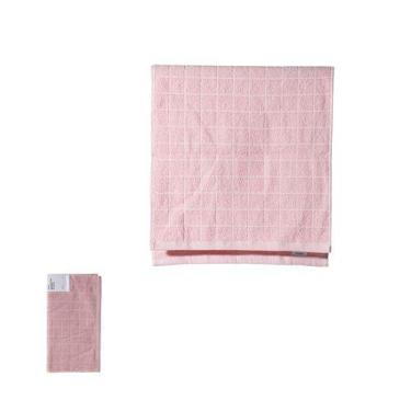 Imagem de Toalha de rosto algodão rosa 34x74cm - MINISO