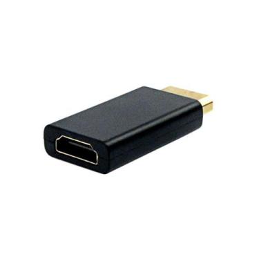 Imagem de Adaptador HDMI Fêmea x DisplayPort Macho, Plus Cable - ADP-103BK