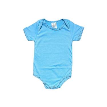 Imagem de Body para bebê manga curta azul ref 14900 - Fantoni, G, Azul