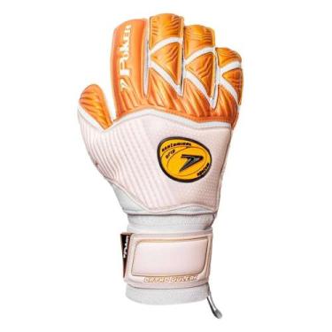 Imagem de Luva De Goleiro Poker Profissional Ortho Vulcan Branca, 11